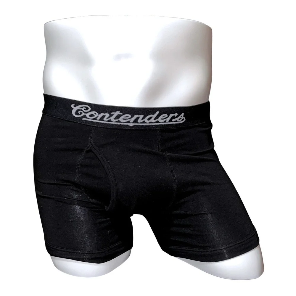 Contenders Clothing Mens Mike‎ Boxer Briefs Black Small Ride Control Technology